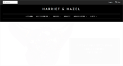 Desktop Screenshot of harrietandhazel.com